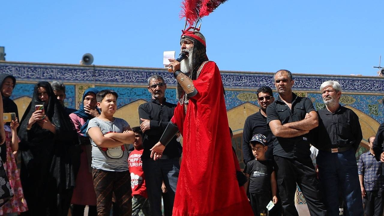 آیین تعزیه خوانی در جوپار برگزار شد