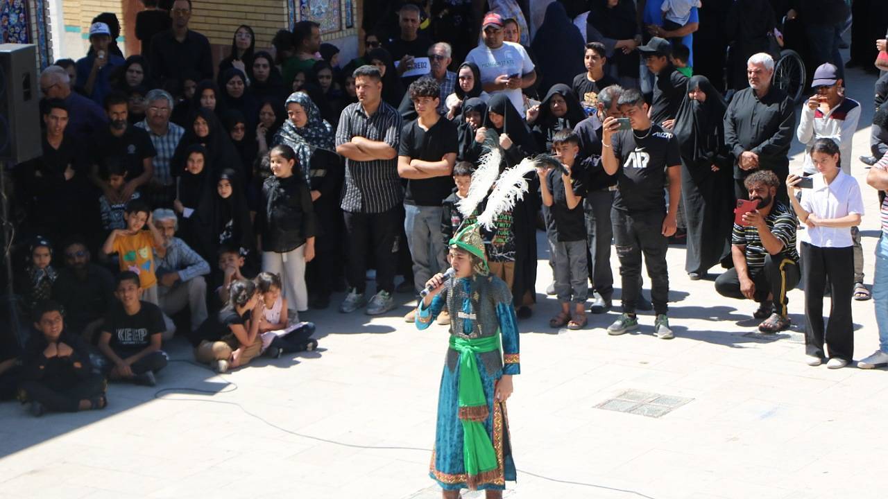 آیین تعزیه خوانی در جوپار برگزار شد