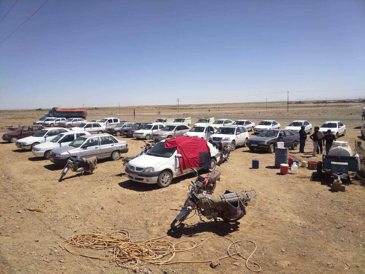 برپایی ایستگاه صلواتی در روستای مهلار
