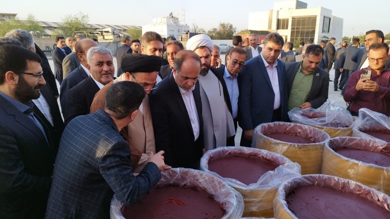 افتتاح چهلمین واحد تولید پوره، کنسانتره و رب آذربایجان غربی
