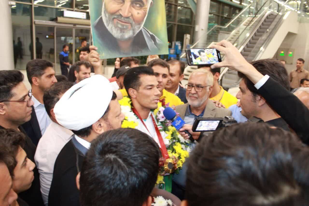 آیین استقبال از قهرمان پارالمپیک پاریس در کرمان + تصاویر