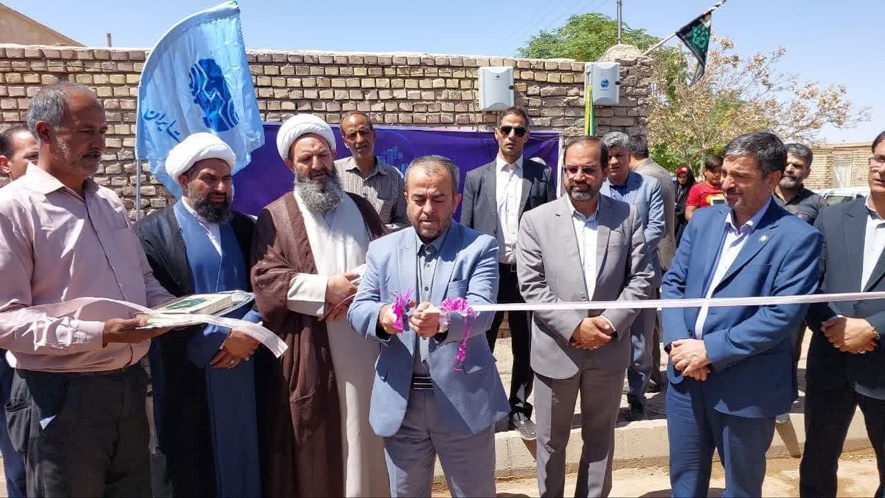 اولین روستای استان به فیبر نوری متصل شد
