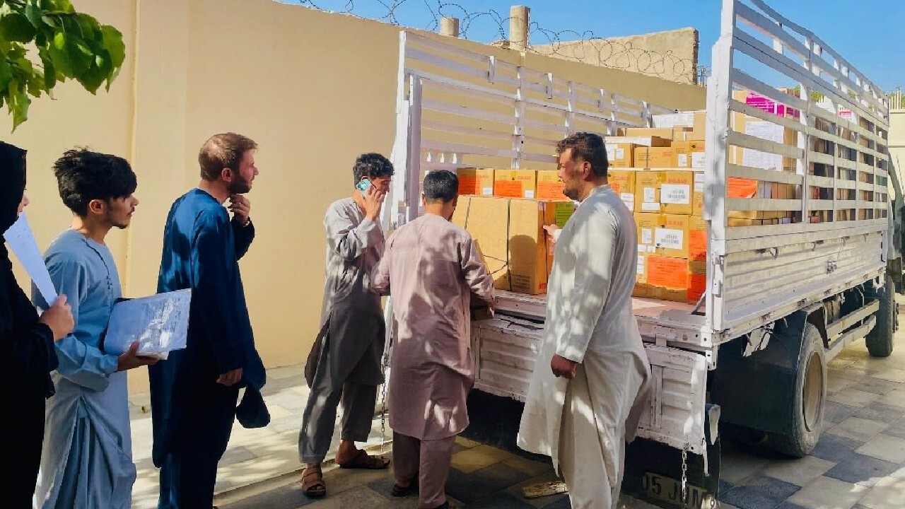 ارسال ۲۰ تن دارو به افغانستان