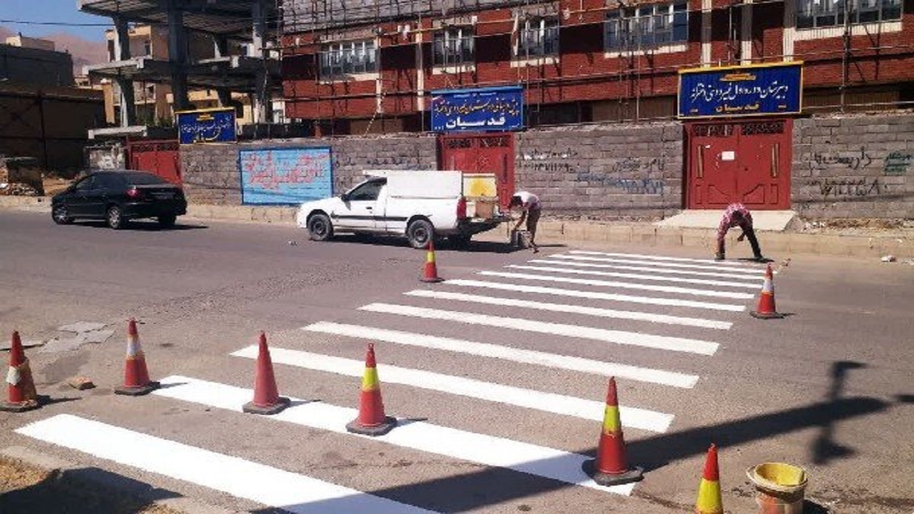 ایمن سازی محدوده مدارس و دانشگاه ها در سنندج