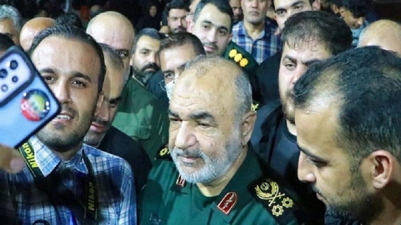 حضور شبانه فرمانده کل سپاه در مرز شلمچه