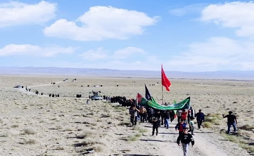 راهپیمایی&nbsp;دلدادگان حسینی و جاماندگان اربعین