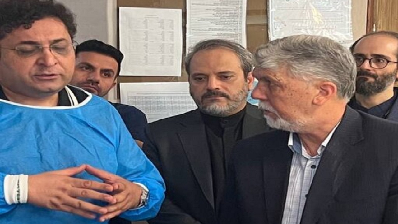 وزیر فرهنگ به عیادت محمدعلی بهمنی رفت