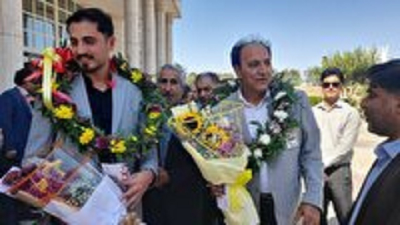 استقبال از طلایی‌های گلستانی تیم ملی والیبال نشسته