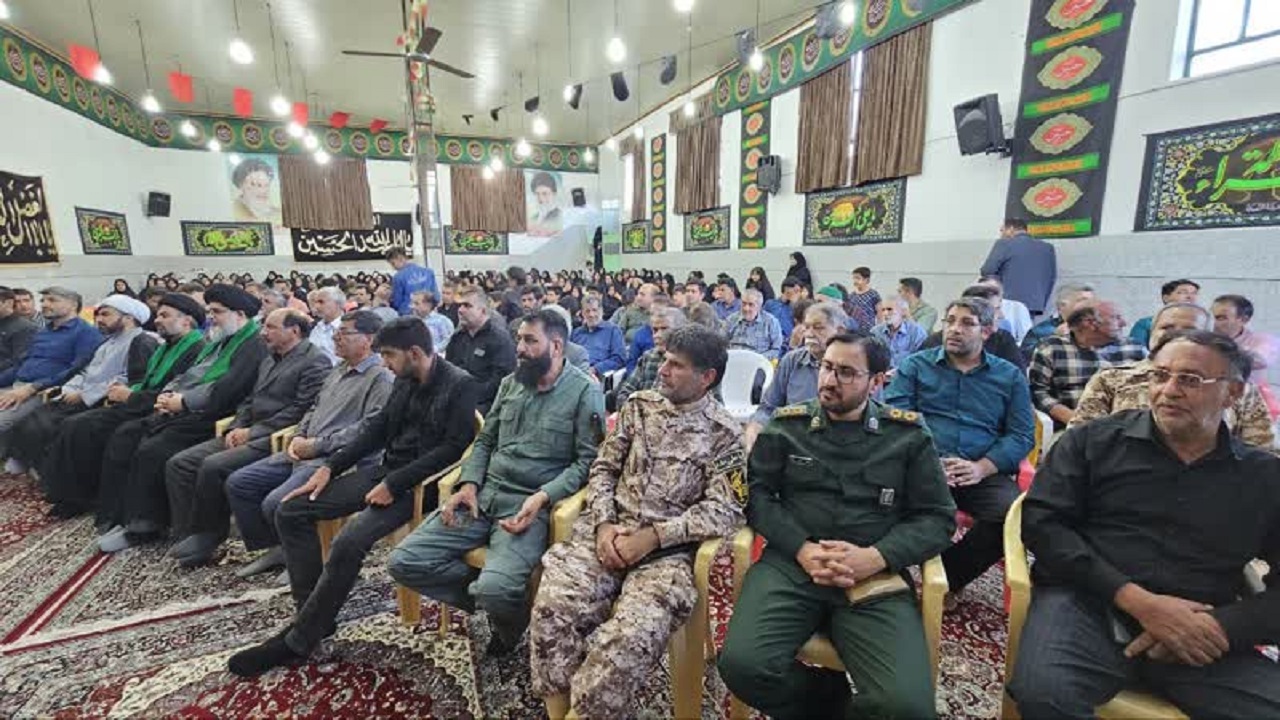 برگزاری یادواره شهدای روستای گزستان
