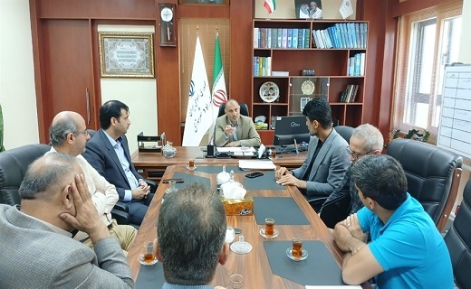 جلسه بررسی جوانب کار و روند پیشرفت پل در دست احداث اسالم
