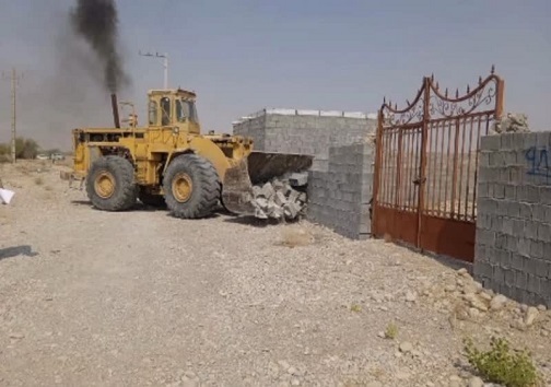 &nbsp;۵ هکتار از اراضی ملی در روستای سرخون بندرعباس رفع تصرف شد