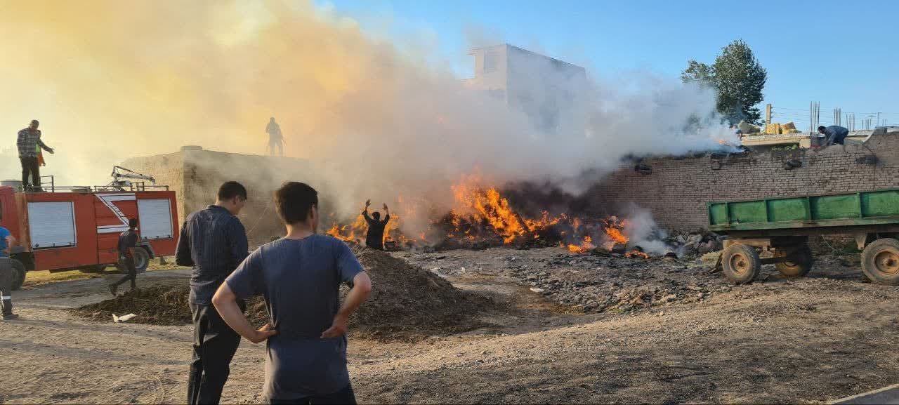 آتش سوزی در کلوانق