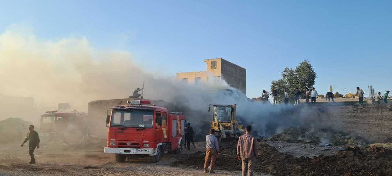 آتش سوزی در کلوانق