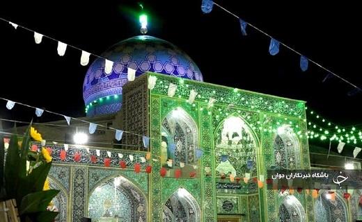 جشن میلاد امامزاده عبدالله در بافق+عکس