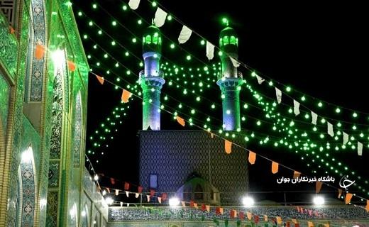 جشن میلاد امامزاده عبدالله در بافق+عکس