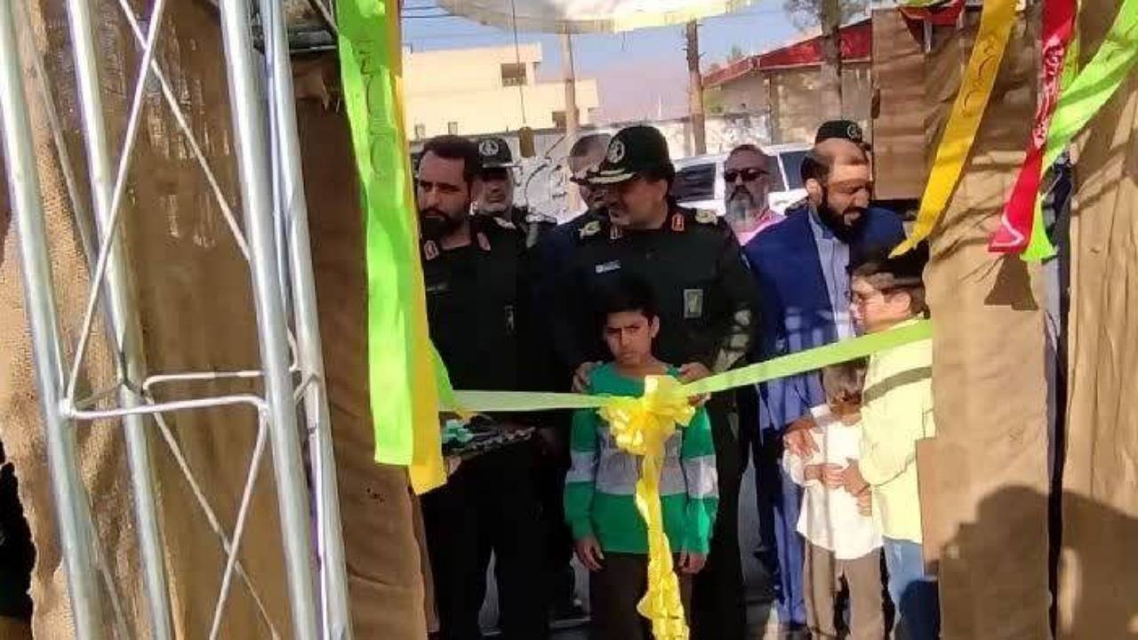 بهره برداری از ساختمان گردان ۴۰۶ امام حسین در زرند