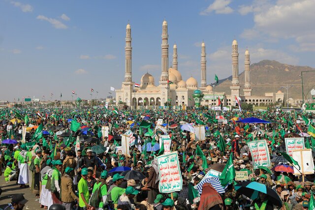 جشن میلاد پیامبر اکرم (ص) در صنعاء جشن میلاد پیامبر اکرم (ص) در صنعاء