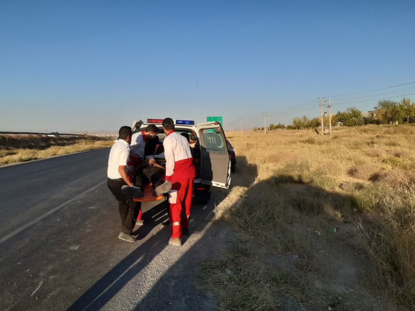 وقوع حادثه رانندگی در محور گندمان به بروجن با سه مصدوم