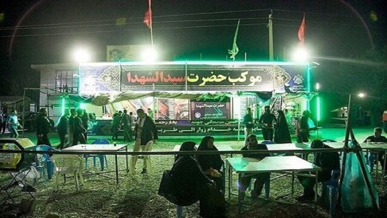 آماده‌سازی موکب‌ها برای راهپیمایی جاماندگان اربعین در مشهد اردهال + فیلم