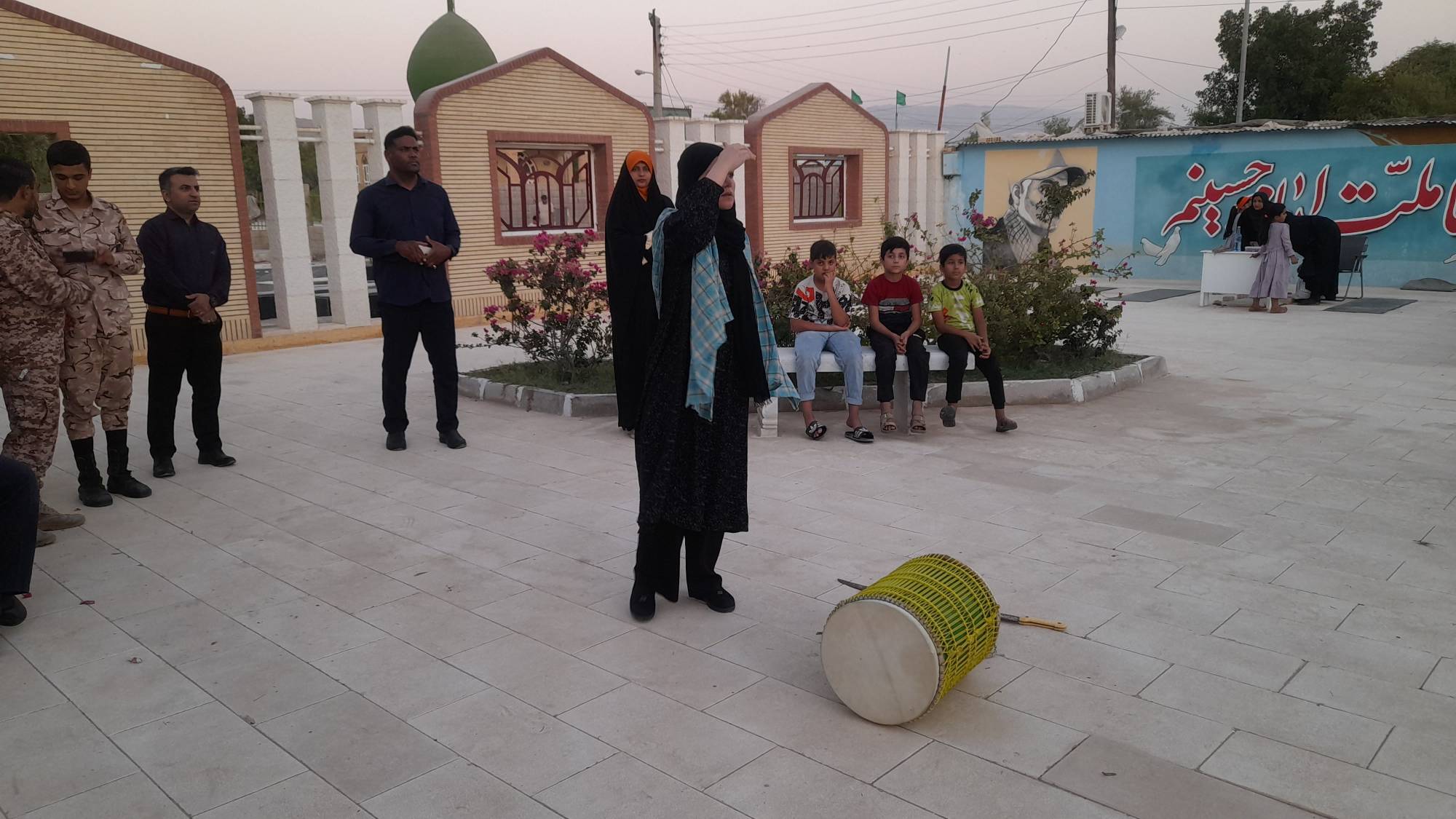 گرامیداشت هفته دفاع مقدس در شهر کاکی