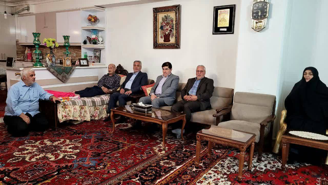 دیدار با خانواده شهید حاجب خطیبی