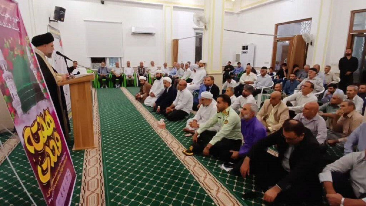 مراسم جشن هفته وحدت در شهر لطیفی لارستان + عکس