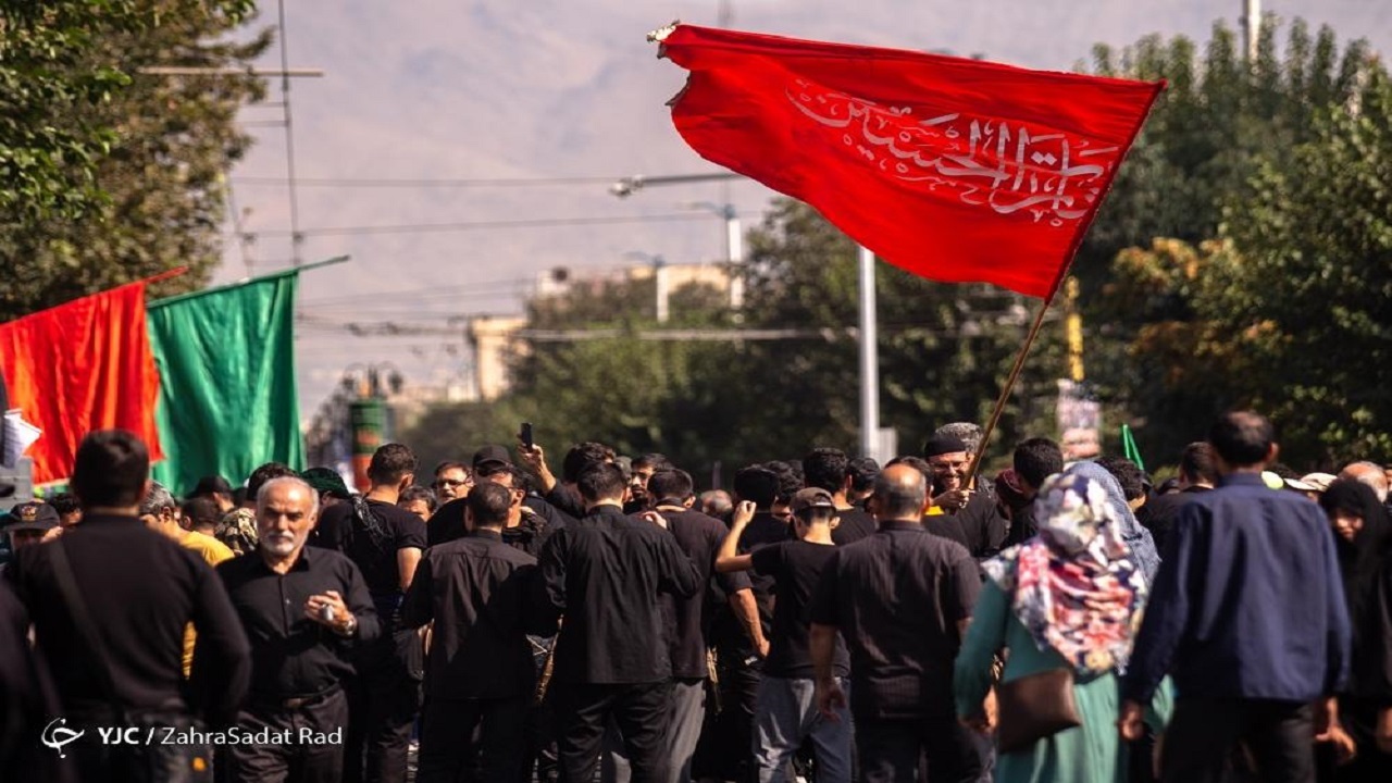 راهپیمایی جاماندگان اربعین حسینی در تهران از لنز دوربین شهروند خبرنگار