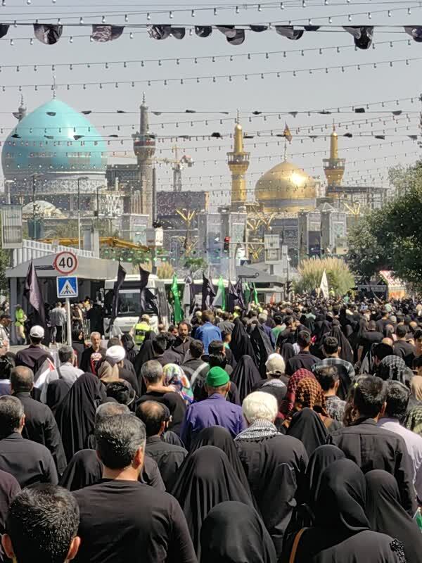 راهپیمایی جاماندگان در مشهد