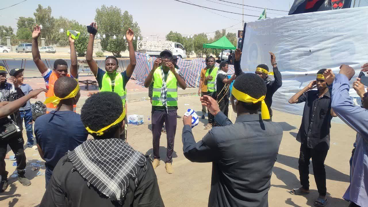 مراسم عزاداری و سینه زنی اربعین