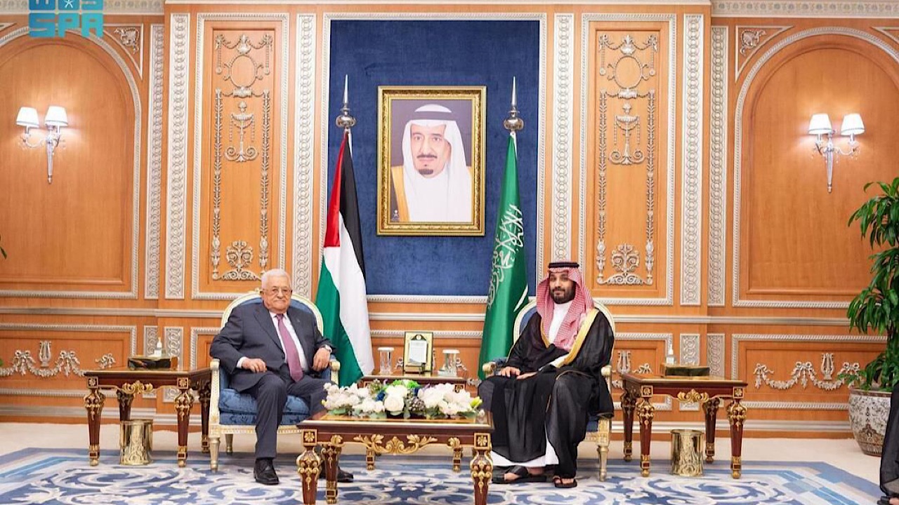 گفتگوی ولیعهد عربستان و رئیس تشکیلات خودگردان فلسطین درباره تحولات غزه