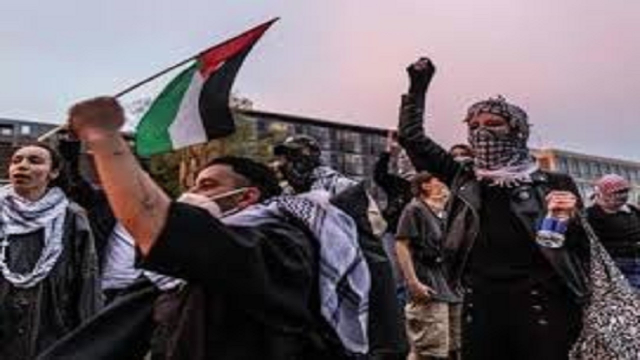 سخنان تاثربرانگیز یکی از حامیان فلسطین + فیلم