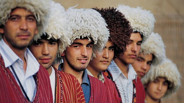 لباس&zwnj;های مردان ترکمن