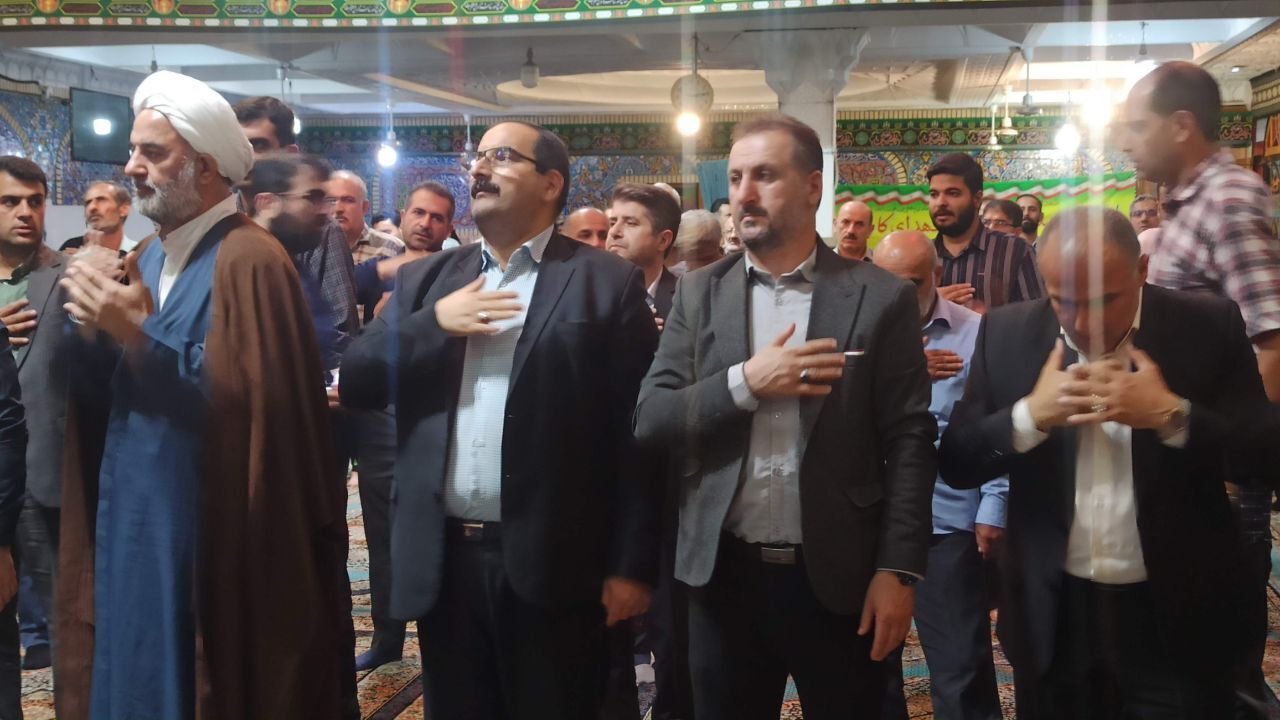 یادواره شهدای خدمت در آستانه اشرفیه