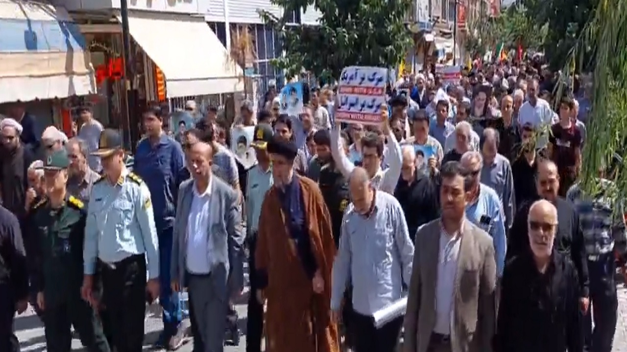 خروش مردم آذربایجان شرقی در جمعه خشم