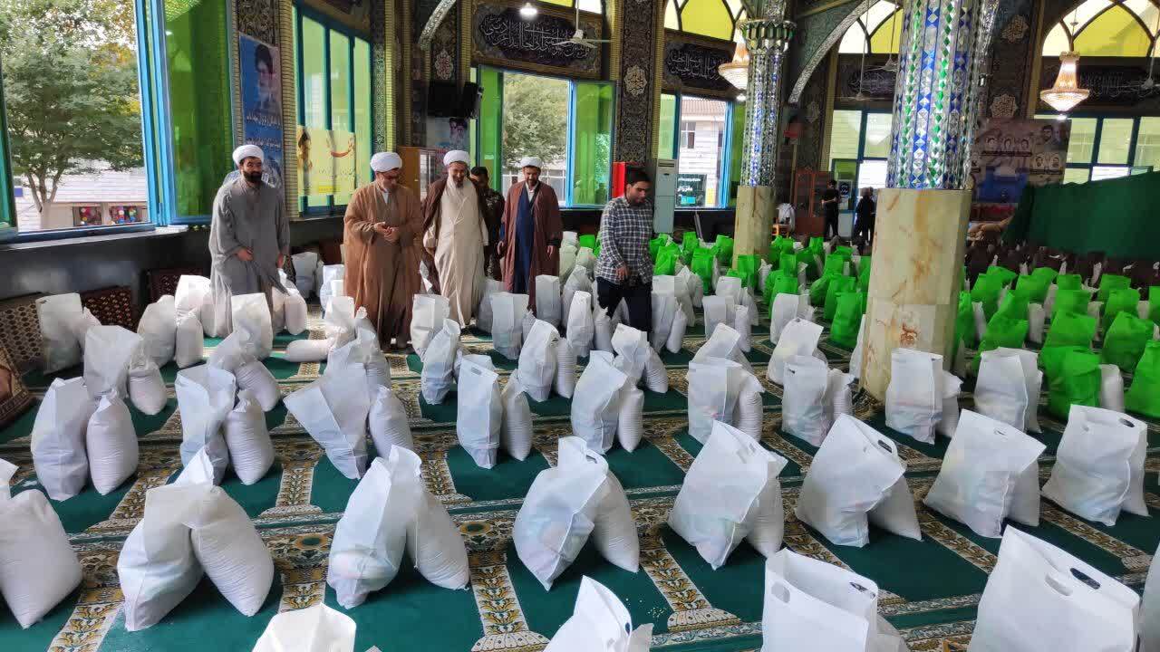 توزیع ۲ هزار بسته معیشتی به مناسبت هفته وقف در مازندران