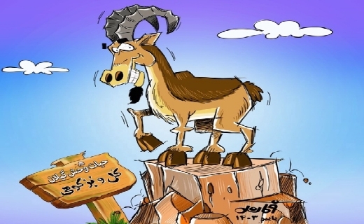 بزکوهی اثر جدید از کارتونیست گیلانی