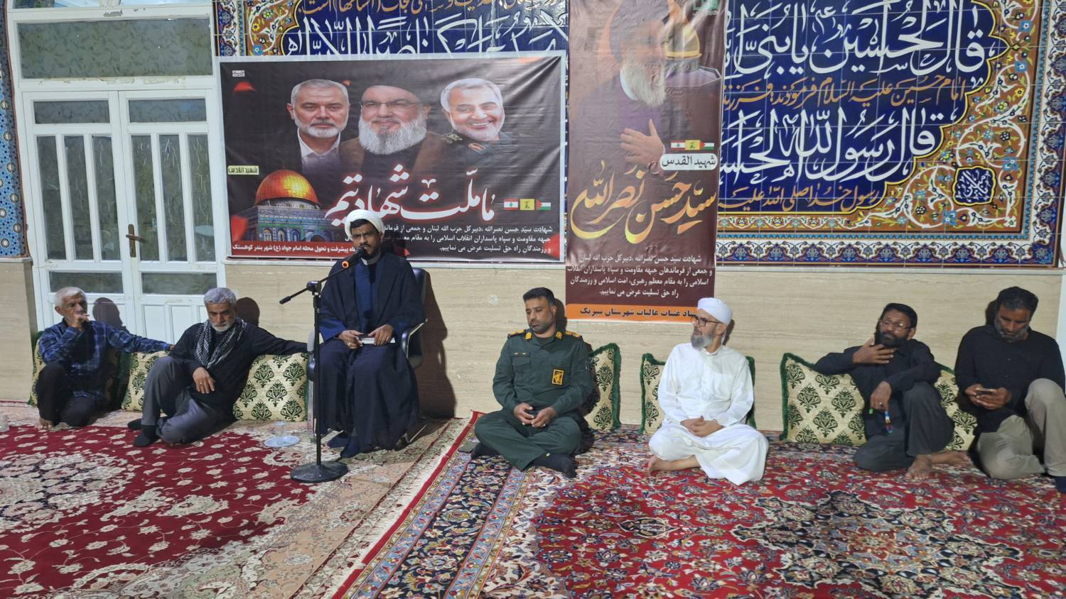 مراسم بزرگداشت سید مقاومت در بندر سیزیک