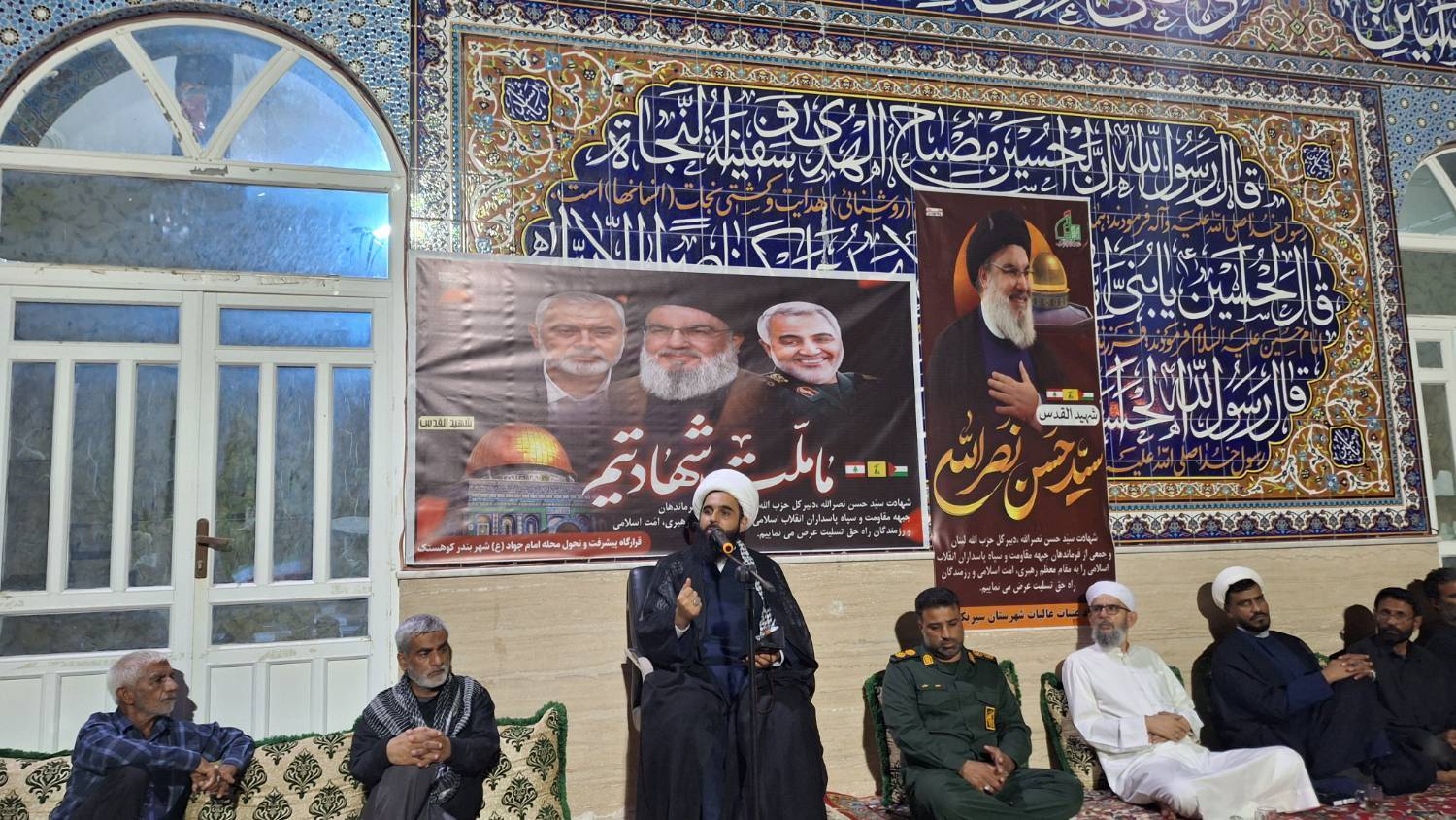 مراسم بزرگداشت و راهپیمایی در بندر سیریک استان هرمزگان