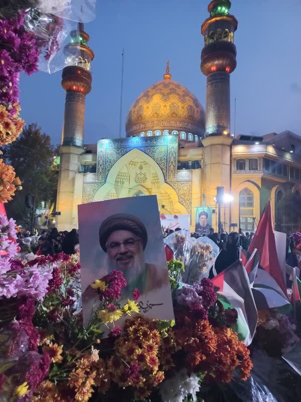 مراسم راهپیمایی در شهر تهران