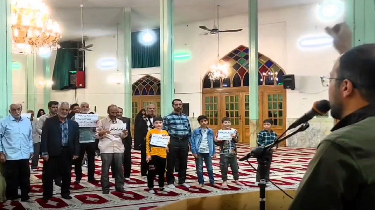 اعلام خشم و انزجار مردم شهر وزوان از جنایات رژیم اشغالگر قدس + فیلم