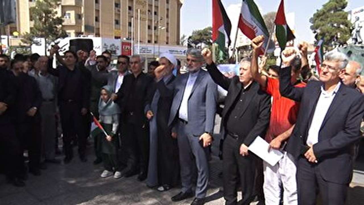حمایت مردم سمنان از عملیات وعده صادق ۲+ فیلم