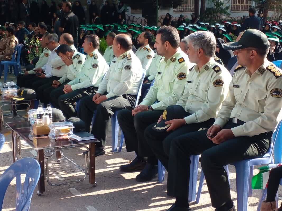 حضور نظامیان در مراسم
