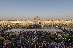 اجتماع مردم اصفهان در حمایت از پاسخ کوبنده ایران به رژیم صهیونیستی