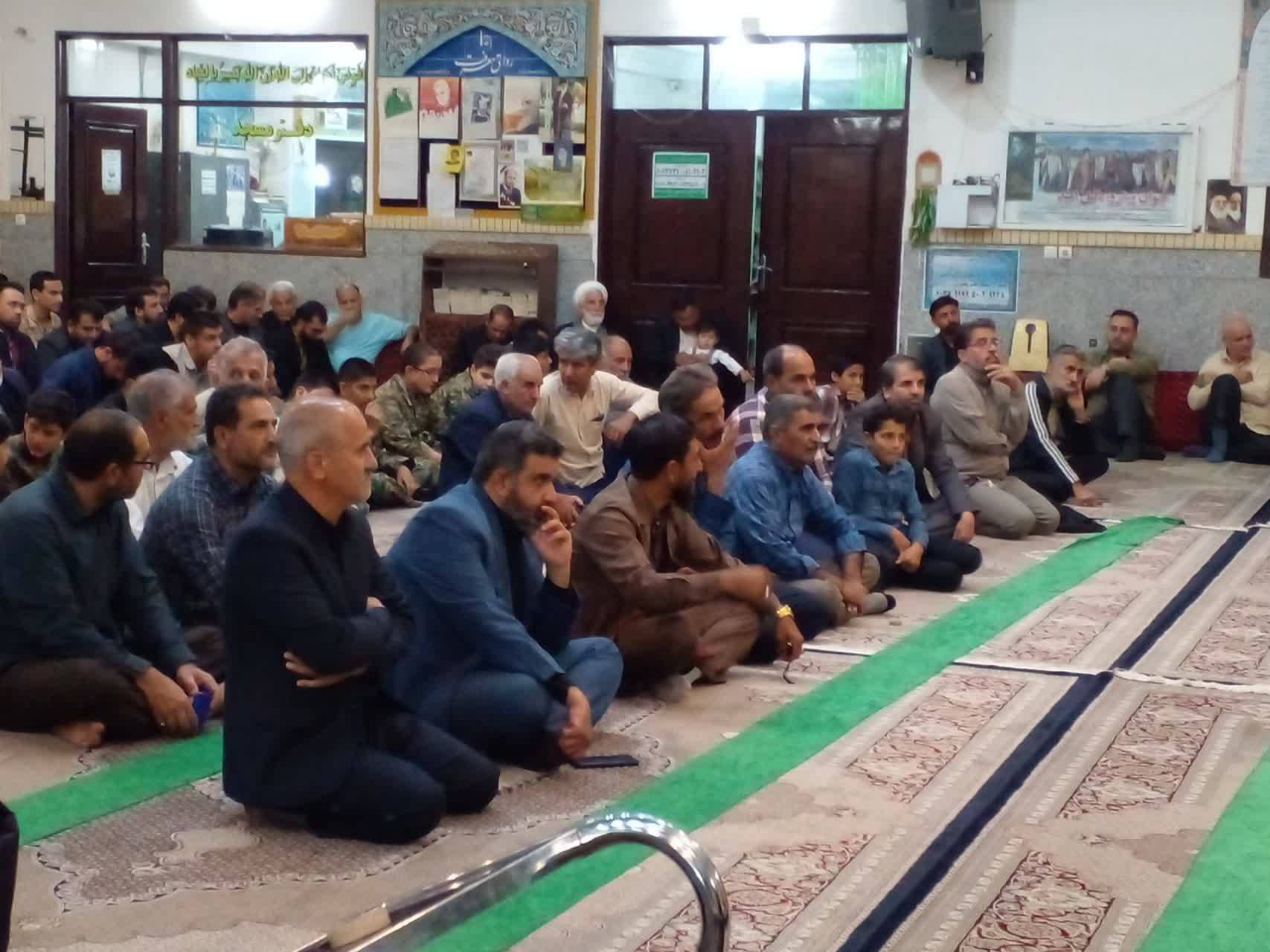 اجتماع مردم و مسئولان نیشابور در مراسم بزرگداشت سید حسن مصرالله