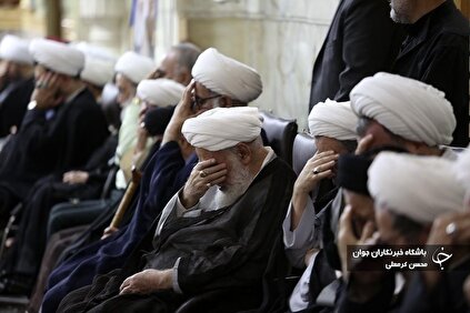 بزرگداشت شهید سیدحسن نصرالله در حرم حضرت معصومه(س)