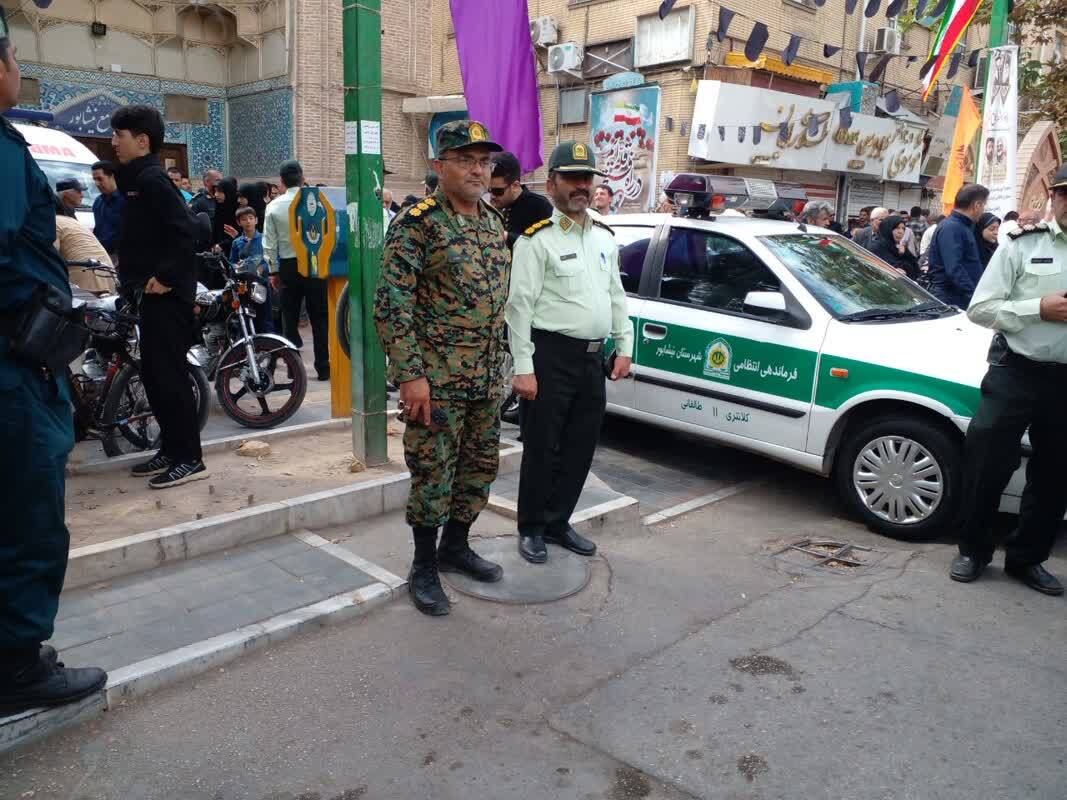 فعالیت ماموران نیروی انتظامی