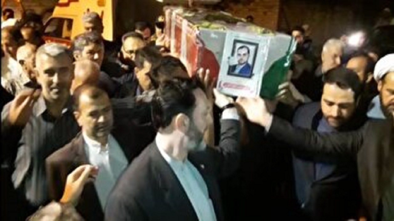 استقبال از شهید امنیت در آزادشهر