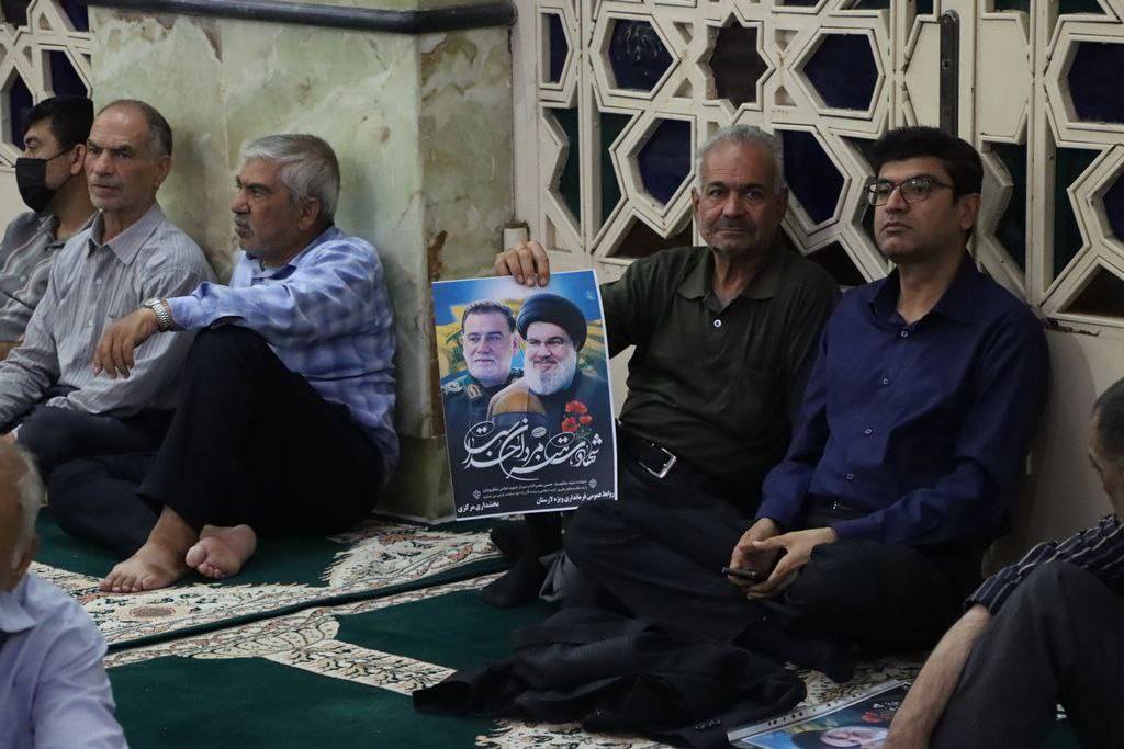 مراسم بزرگداشت دبیر کل حزب الله لبنان در لارستان