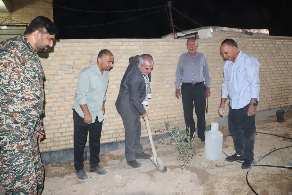 مراسم یادواره شهدا در روستای جرقویه