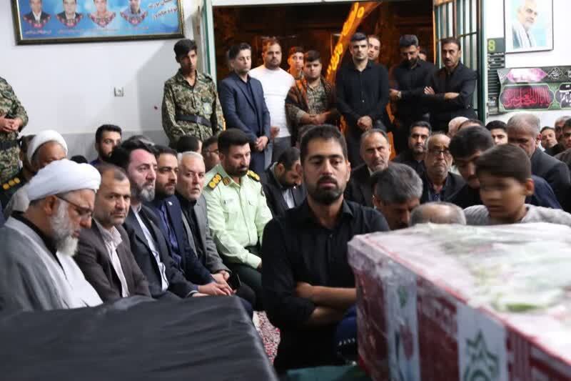 مراسم وداع با شهید
